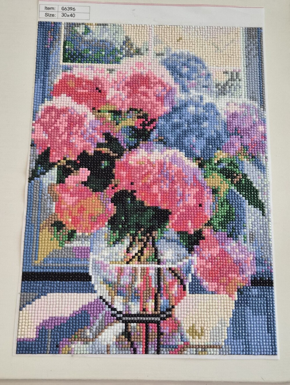 3/$15 Diamond Art Completed Painting Hydrangeas